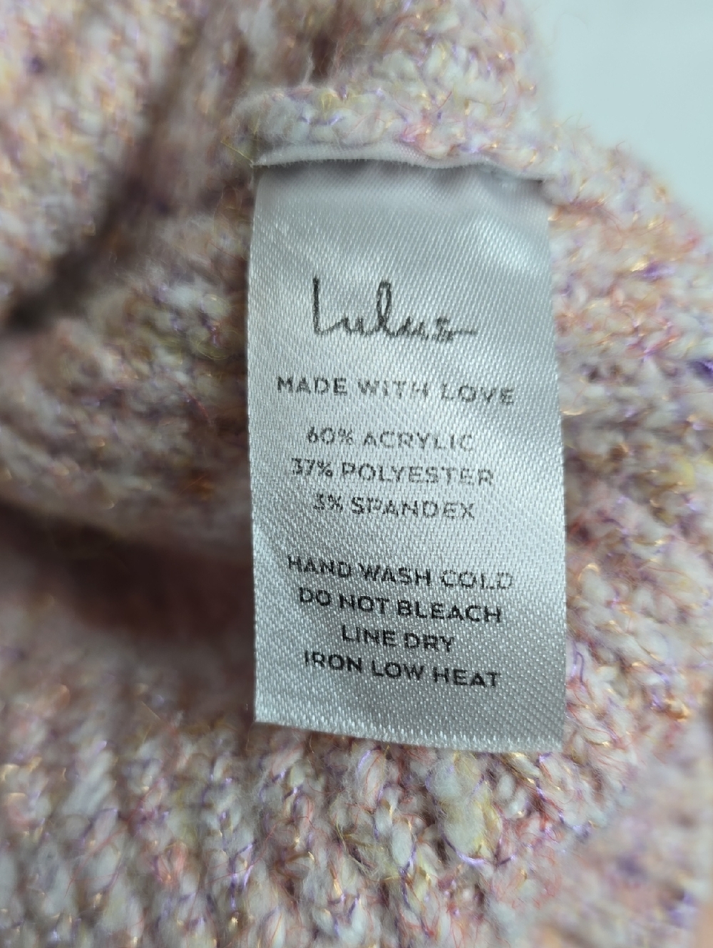Lulus Chic For The Day Pink Multiknit Sleeveless Neck Sweater Tank - Picture 9 of 9